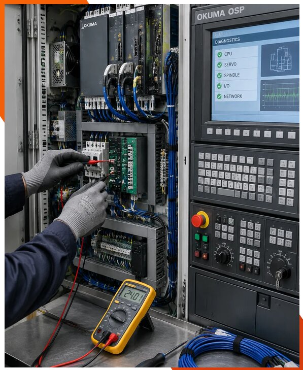Ремонт систем ЧПУ Okuma OSP в Фурманове